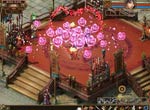 组合燃放烟花效果